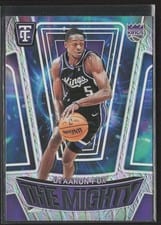 2024-25 Panini Totally Certified The Mighty De'Aaron Fox #14 card