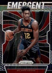 2019-20 Panini Prizm Emergent De'Andre Hunter #9 card