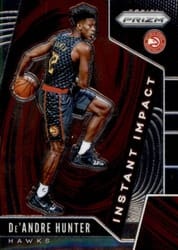 2019-20 Panini Prizm Instant Impact De'Andre Hunter #4 card