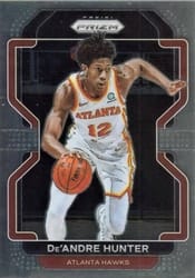 2021-22 Panini Prizm Base Set De'Andre Hunter #73 card