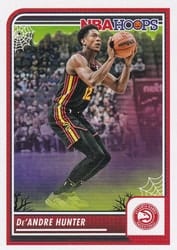 2023-24 Hoops Haunted Hoops Base Set De'Andre Hunter #160 card