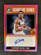 2018 Panini Donruss Optic Signature Series De'Anthony Melton #DMT card