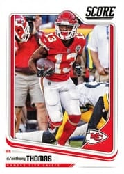 2018 Score Base Set De'Anthony Thomas #164 card