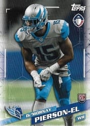 2019 Topps AAF Base Set De'Mornay Pierson-El #31 card