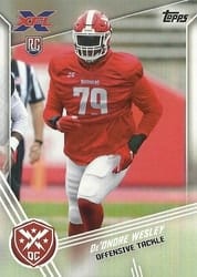 2020 Topps XFL Base Set De’Ondre Wesley #94 card