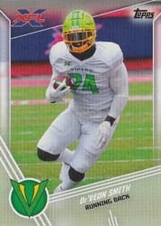 2020 Topps XFL Base Set De’Veon Smith #19 card