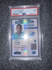 2023 Panini Contenders Permit to Dominate De'Von Achane #10 card