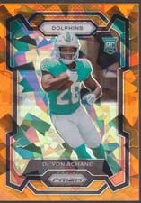 2023 Panini Prizm De'Von Achane #365 card