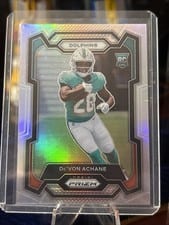 2023 Panini Prizm De'Von Achane Silver #365 card