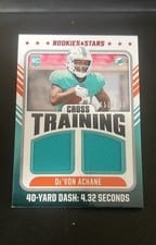 2023 Panini Rookies & Stars Cross Training De'Von Achane #CT-DA card