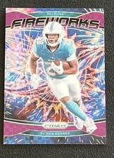2024 Panini Prizm Fireworks De'Von Achane #12 card