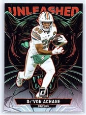 2025 Donruss Unleashed De'Von Achane #21 card