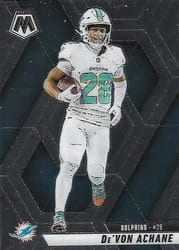 2025 Panini Mosaic Base Set De'Von Achane #58 card