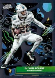 2025 Topps Cosmic Chrome Base Set De'Von Achane #60 card
