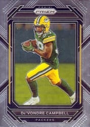 2022 Panini Prizm Base Set De'Vondre Campbell #108 card
