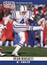 1990 Pro Set Base Set Dean Biasucci #129 card