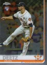 2019 Topps Chrome Base Set Dean Deetz #79 card