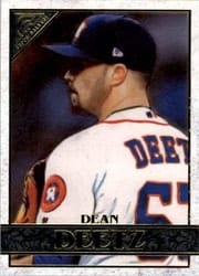 2020 Topps Gallery Base Set Dean Deetz #138 card