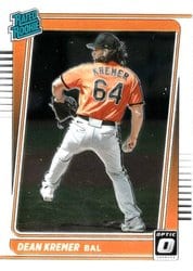 2021 Donruss Optic Base Set Dean Kremer #81 card