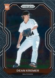 2021 Panini Prizm Base Set Dean Kremer #232 card