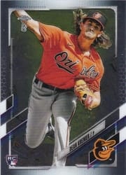 2021 Topps Chrome Ben Baller Edition Base Set Dean Kremer #104 card