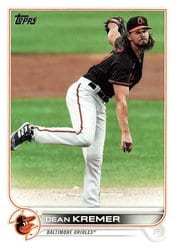 2022 Topps Base Set Dean Kremer #340 card