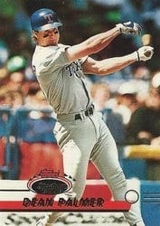 1993 Stadium Club Base Set Dean Palmer #22 card
