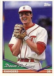 1994 Topps Base Set Dean Palmer #136 card