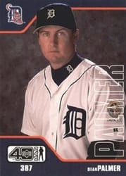 2002 Upper Deck 40-Man Base Set Dean Palmer #340 card