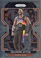 2021-22 Panini Prizm Base Set Deandre Ayton #4 card