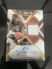 2023-24 Panini Select X-Factor Memorabilia Signatures Deandre Ayton #XFS-AYT card