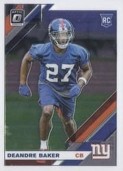 2019 Donruss Optic Base Set Deandre Baker #114 card