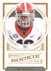 2019 Panini Legacy Base Set Deandre Baker #155 card