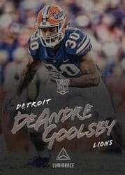 2018 Panini Luminance Base Set DeAndre Goolsby #128 card