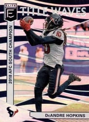 2019 Donruss Elite Title Waves DeAndre Hopkins #TW-7 card