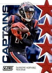 2019 Score Captains DeAndre Hopkins #C-26 card