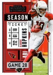 2020 Panini Contenders Base Set DeAndre Hopkins #100 card