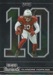 2020 Panini Playoff Behind the Numbers DeAndre Hopkins #BTN-19 card