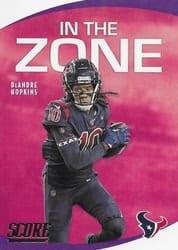 2020 Score In the Zone DeAndre Hopkins #IZ-DH card