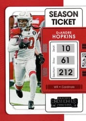 2021 Panini Contenders Base Set DeAndre Hopkins #2 card