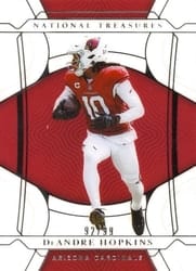 2021 Panini National Treasures Base Set DeAndre Hopkins #8 card
