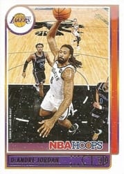 2021-22 Hoops Winter Base Set DeAndre Jordan #107 card