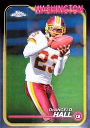 2024 Topps Chrome Base Set DeAngelo Hall #195 card