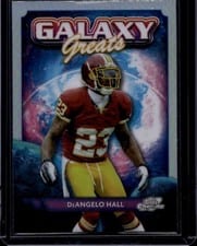 2024 Topps Chrome Cosmic Galaxy Greats DeAngelo Hall #GG-24 card