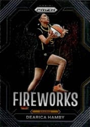 2023 Panini Prizm WNBA Fireworks Dearica Hamby #5 card