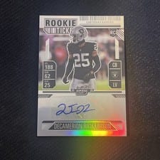 2024 Panini Contenders Optic Rookie Ticket Autographs Decamerion Richardson #192 card