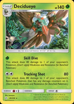 Cosmic Eclipse Decidueye #20 card