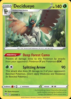 Darkness Ablaze Decidueye #13 card