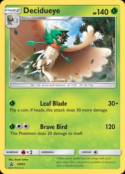 SM Black Star Promos Decidueye #SM55 card
