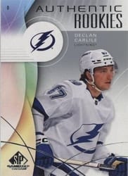 2024-25 SP Game Used Base Set Declan Carlile #227 card